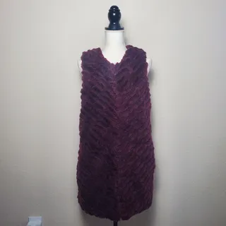 Photo of BB Dakota Alphia Faux Fur Vest Medium