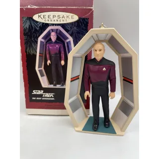 Photo of Hallmark Keepsake 1995 Star Trek Captain Captain Jean-Luc Picard Ornament