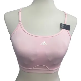 Photo of New Adidas Medium 40DD Pink Light Support Removeable Pads Training Sports Bra
