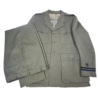 Photo of Vintage US Navy Aviation Service Green Uniform Set Novakoff Bros Korean War 