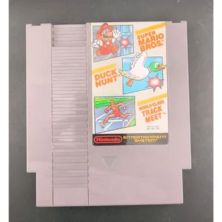 Photo of Super Mario Bros / Duck Hunt / World Class Track Meet (Nintendo NES) Cart Only