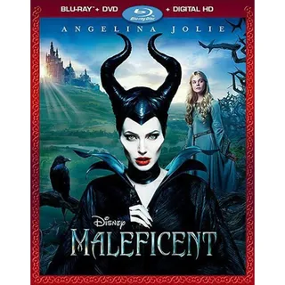 Photo of Maleficent (Blu-ray, 2014) Angelina Jolie Juno Temple Pre-owned NO SLIPCOVER