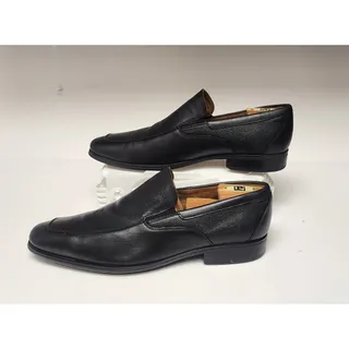 Photo of Florsheim Postino Mock Toe Venetian Slip On Loafer Men's Black Dress Shoes 11M