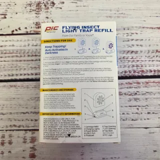 Photo of PIC Flying Insect Light Trap Refill Pack 2 Refills Indoor Use