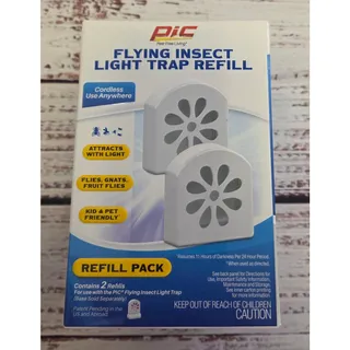 Photo of PIC Flying Insect Light Trap Refill Pack 2 Refills Indoor Use