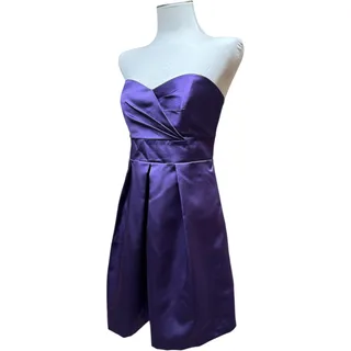 Photo of Bachelorettes Strapless Dress Purple 10