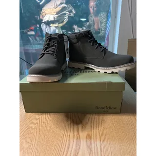 Photo of New Mens Goodfellow & Co Maynard Lace Up Boots Memory Foam Charcoal Size 9