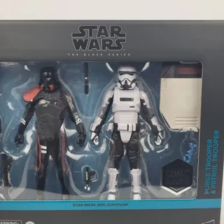 Photo of Hasbro Star Wars The Black Series 6” Purge Trooper & Patrol Trooper Collectible