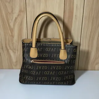 Photo of Faux Leather Bottom Studs Top Handle & Shoulder Handbag