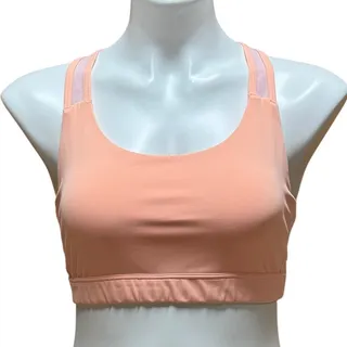 Photo of Athleta Racerback Sports Bra Peach Medium