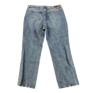 Photo of Lands' End Medium Wash Straight Leg Jeans - Size 16P