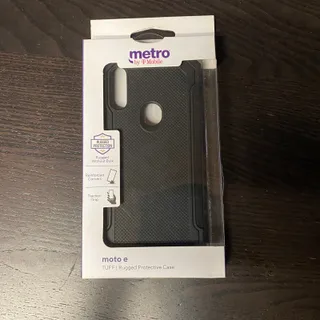 Photo of New MetroPCS Tuff Rugged Protective Cellphone Case For Motorola Moto E Black