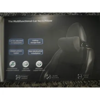 Photo of Mandarin Car Neck Pillow With Hook And Tablet Holder Mount