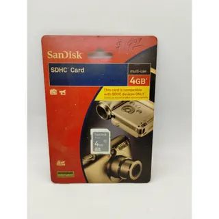 Photo of SanDisk 4GB Class 2 - SDHC Card - SDSDB-4096-AW11WH - NOS