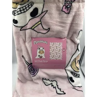 Photo of NEW Monchhichi Halloween Ghosts Soft Plush Throw Blanket 50x70