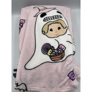 Photo of NEW Monchhichi Halloween Ghosts Soft Plush Throw Blanket 50x70