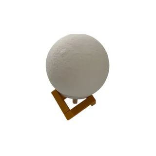Photo of Lamp USB Cable Connection White Globe with Stand