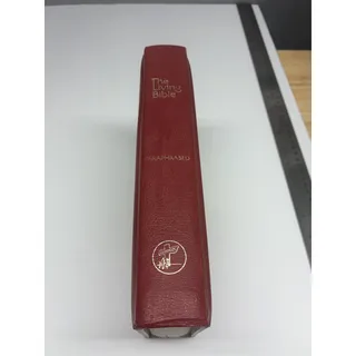 Photo of Vintage 1971 The Living Bible Paraphrased Red Hardcover Guideposts Tyndale Bible