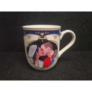 Photo of Royals Prince William Kate Middleton Commemorative Wedding Bone China Coffee Mug