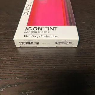 Photo of New Quikcell Galaxy A13 Icon Tint Sangria Clear+ 13 ft Drop Phone Case Pink