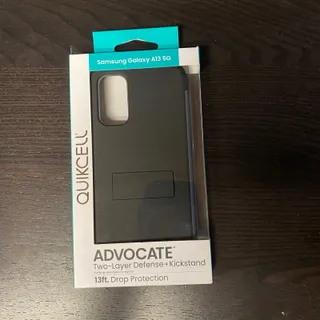 Photo of New QUIKCELL ADVOCATE Kickstand Case for Samsung Galaxy A13 5G - Black