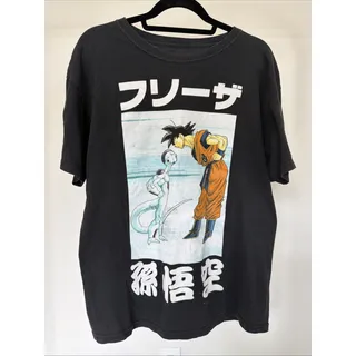 Photo of Dragon Ball Z Goku Frieza T Shirt Mens Large Black Anime Manga Graphic Tee