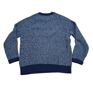 Photo of Lands' End Cotton Drifter Shaker Sweater Mens Large Casual Pullover