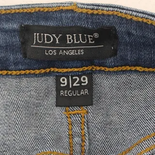 Photo of Judy Blue 9/29 Relaxed Fit Dark Wash Light Distressed Jeans Style JB82251DK-CO