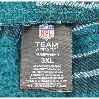 Photo of NFL Philadelphia Eagles Pajamas Pants Sleepwear Adult 3XL Green Black NFL Football