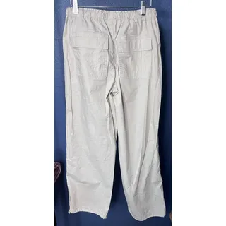 Photo of Vanilla Star Lightweight Pants Beige Pull On Drawstring Wide Leg / Jogger Small