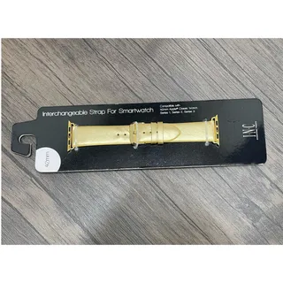 Photo of NWT INC 42mm Metallic Gold Interchangeable Smartwatch Band