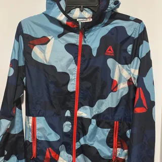 Photo of Reebok boys’ camo windbreaker size 10/12