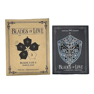 Photo of OwlCrate The Knight and the Moth Blades of Love Pin - Rachel Gillig March 2026