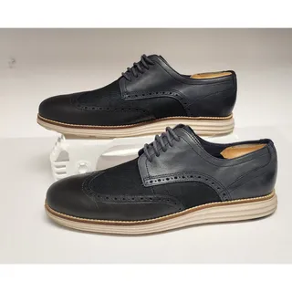 Photo of Cole Haan Men Original Grand Shortwing Oxfords Color Ombre Blue Denim Size 9.5M 