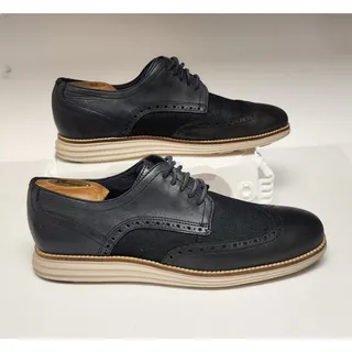 Photo of Cole Haan Men Original Grand Shortwing Oxfords Color Ombre Blue Denim Size 9.5M 