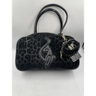 Photo of New Baby Phat Black Leopard Print Hand Bag with Coin Purse NWT