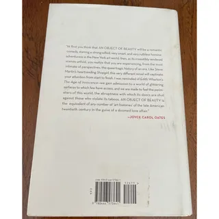Photo of An Object of Beauty by Steve Martin Hardcover Book 