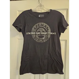 Photo of NWOT Apeman Strong Black Find Yours T-Shirt, Women's Medium