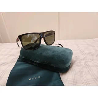 Photo of Gucci GG0010SA 003 Havana Square Wayfarer Sunglasses NEW