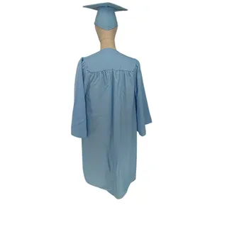 Photo of Graduation Cap & Gown Light Blue Size 48” Fits 5'3"-5'5" Ft