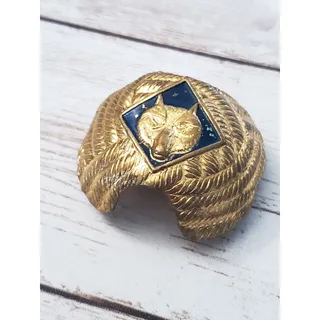 Photo of Boy Scout Wolf Neckerchief Slide