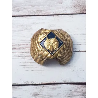 Photo of Boy Scout Wolf Neckerchief Slide