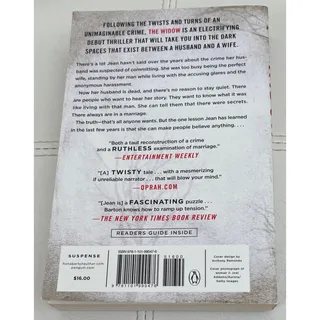 Photo of The Widow by Fiona Barton Paperback Book  