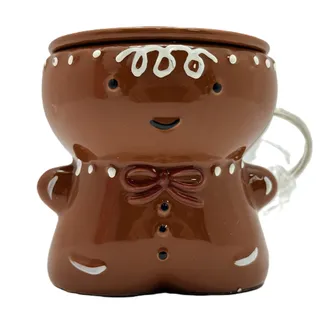 Photo of Pink Zebra Wax Warmer Simmer Pot - Gingerbread Man - Holiday Home Fragrance