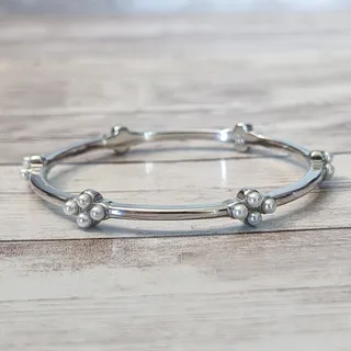 Photo of Lia Sophia Bracelet - Silver Tone & Faux Pearl