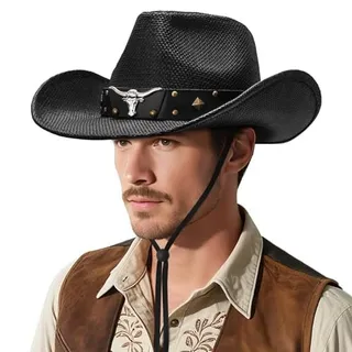 Photo of Straw Cowboy Hat for Women and Men