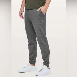 Photo of Lululemon City Sweat Thermo Heathered Coal Gray Joggers