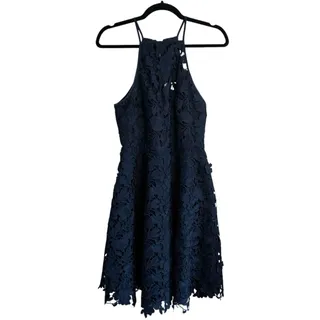 Photo of Keepsake Acoustic Navy Lace Sleeveless Dress