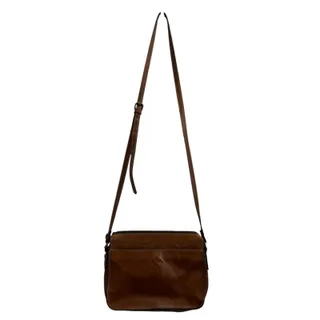 Photo of Patricia Nash Top Zip Brown Leather Crossbody