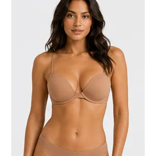 Photo of SKIMS Ultimate Push-Up Balconette Bra Clay Women's 36B NWT